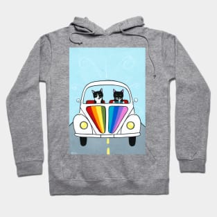 Rainbow Road Trip Hoodie